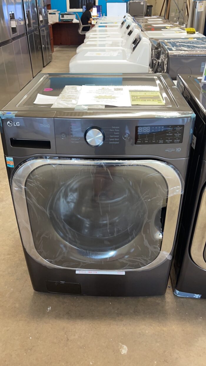 LG 5.2 cu. ft. Mega Capacity Smart wi-fi Enabled Front Load Washer with  TurboWash and Built-In Intelligence