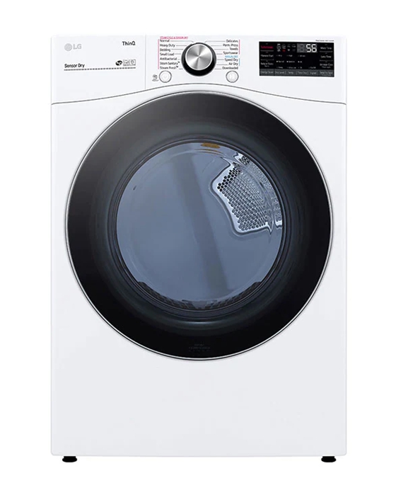 LG 4.5 cu. ft. Smart Front Load Washer with TurboWash 360 and 7.4 cu. ft.  ELECTRIC Dryer with AI Sensor Dry and TurboSteam