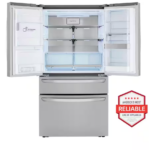 LG LRMDS3006S 30 cu. ft. 4-Door French Door Refrigerator, Door-In-Door, Full-Convert Drawer, Craft Ice in PrintProof Stainless Steel