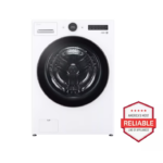 LG WM6500HWA 5.0 cu. ft. Stackable SMART Front Load Washer in White with TurboWash 360 and Allergiene Steam Cleaning
